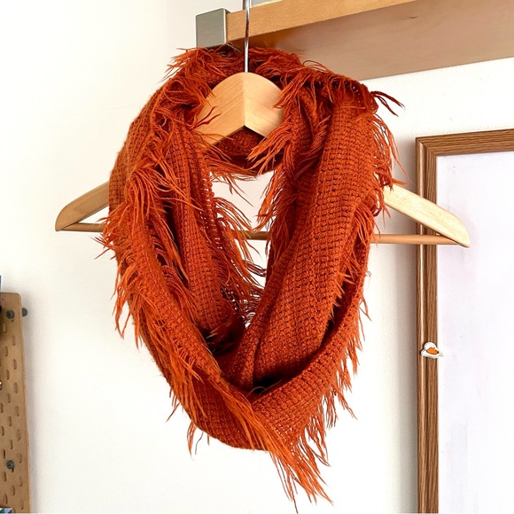 14th & Union Crochet Fringe Infinity Scarf - Picture 5 of 5